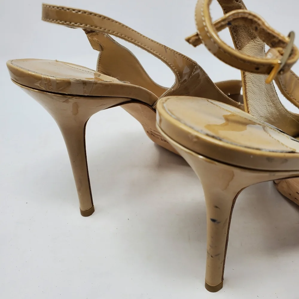 Jimmy Choo Nude Patent Pumps